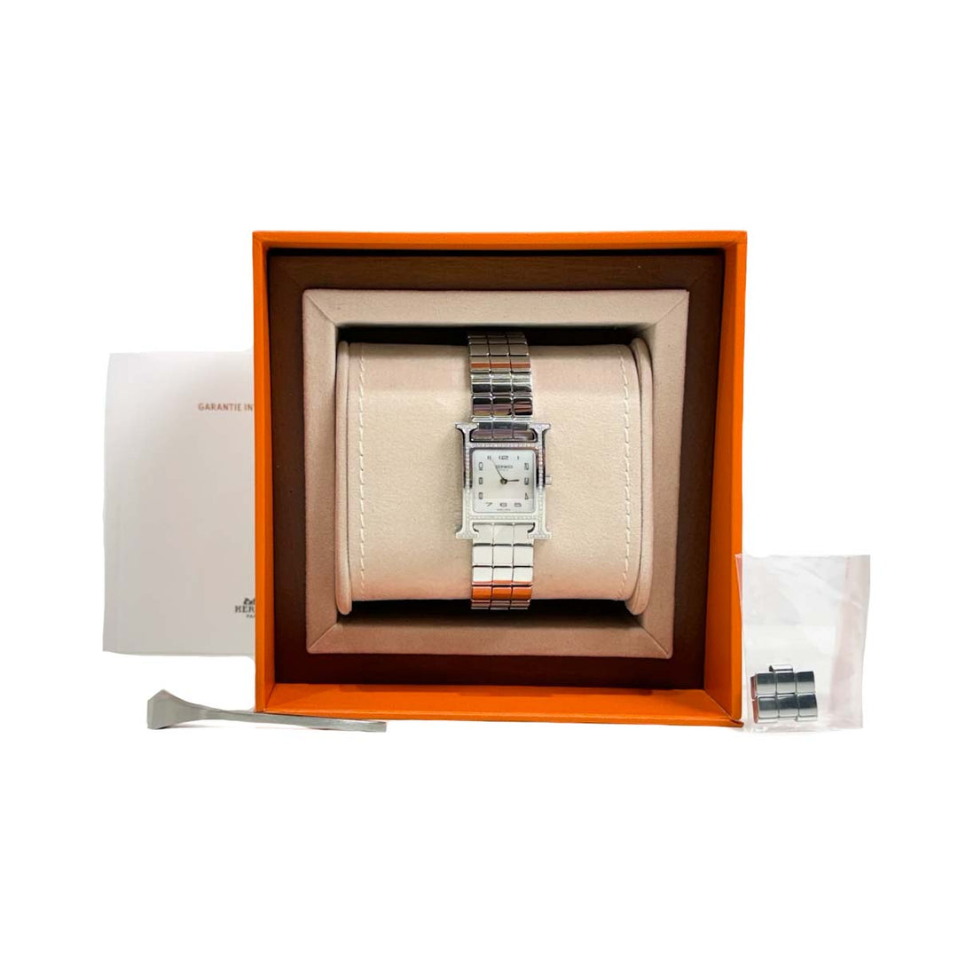 Hermes Heure H Watch Quartz Mini Model 21 MM