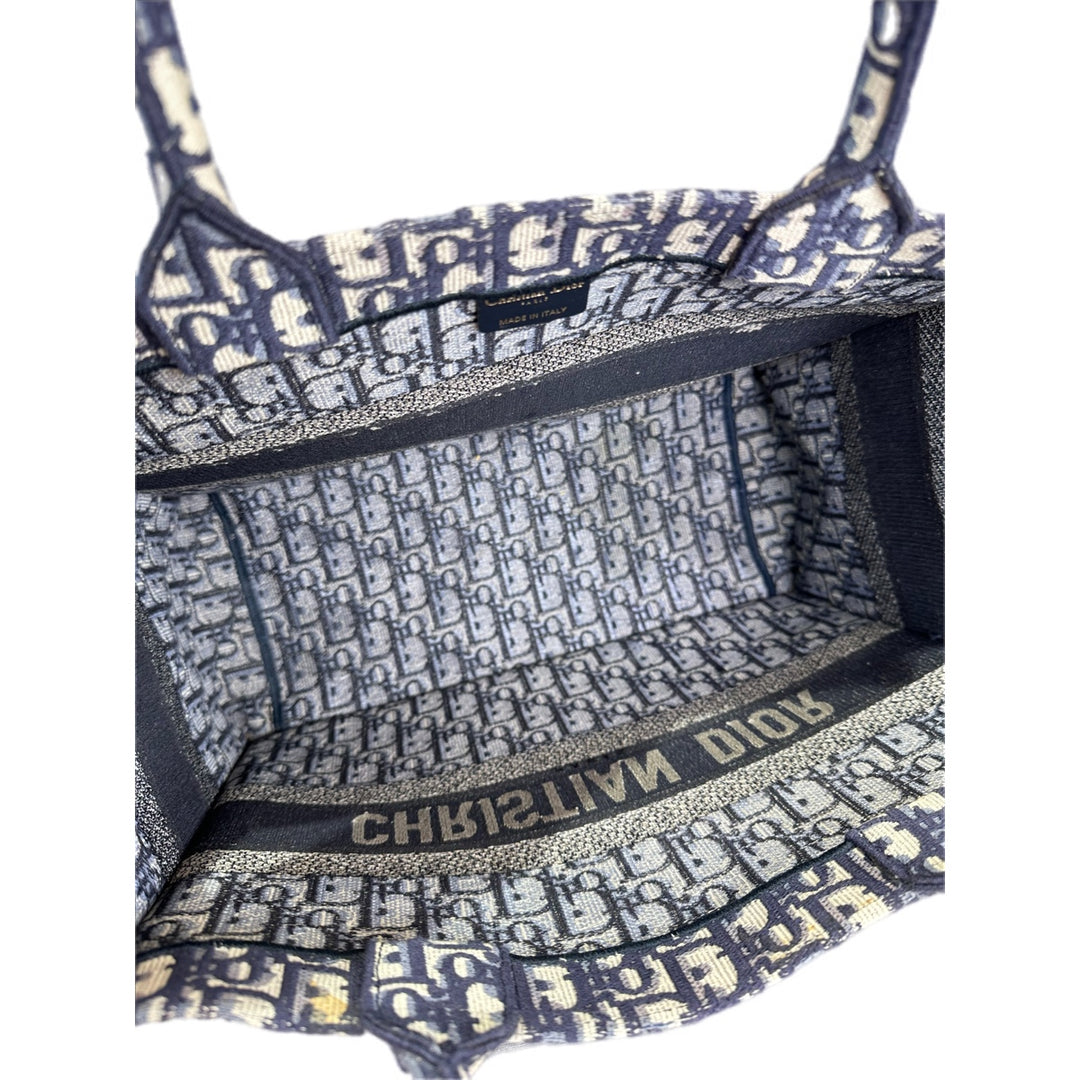Dior Blue Book Tote MM Bag