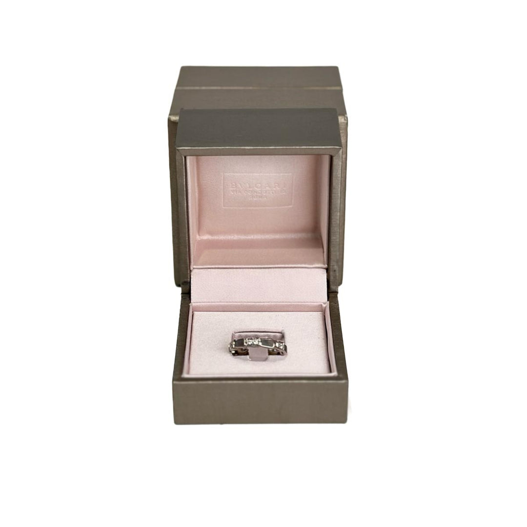 Bvlgari Serpenti Forever Ring with diamond and mother of pearl #50