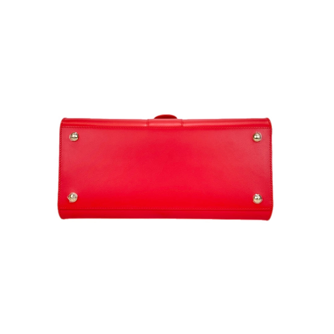 Delvaux Brillant Bag Med Red