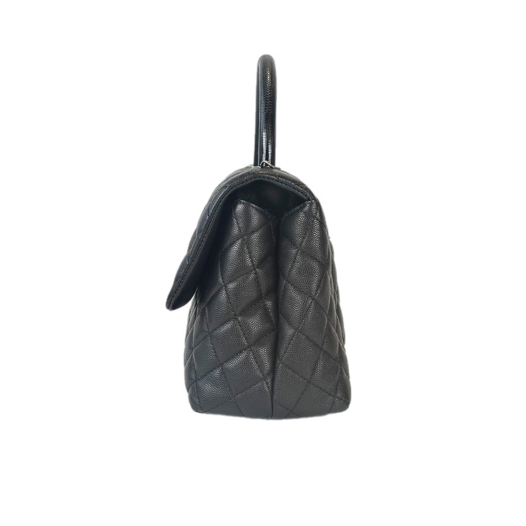 Chanel Coco Handle Medium Black Caviar