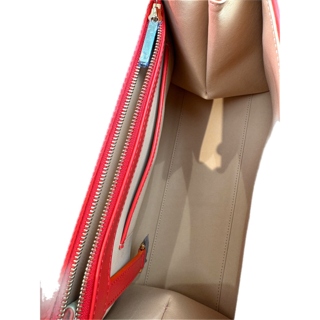 Delvaux Brillant Bag Med Red