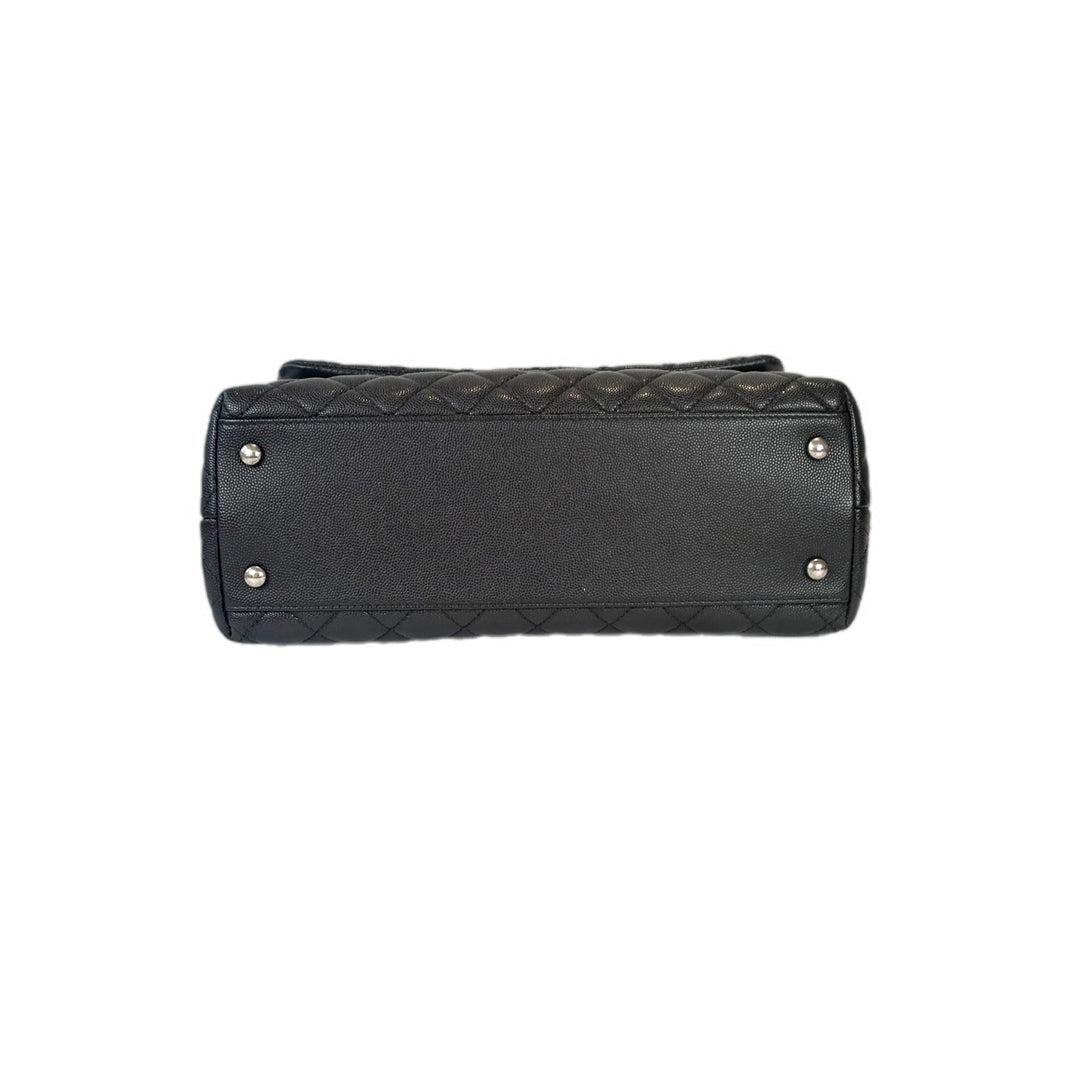 Chanel Coco Handle Medium Black Caviar
