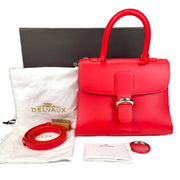 Delvaux Brillant Bag Med Red