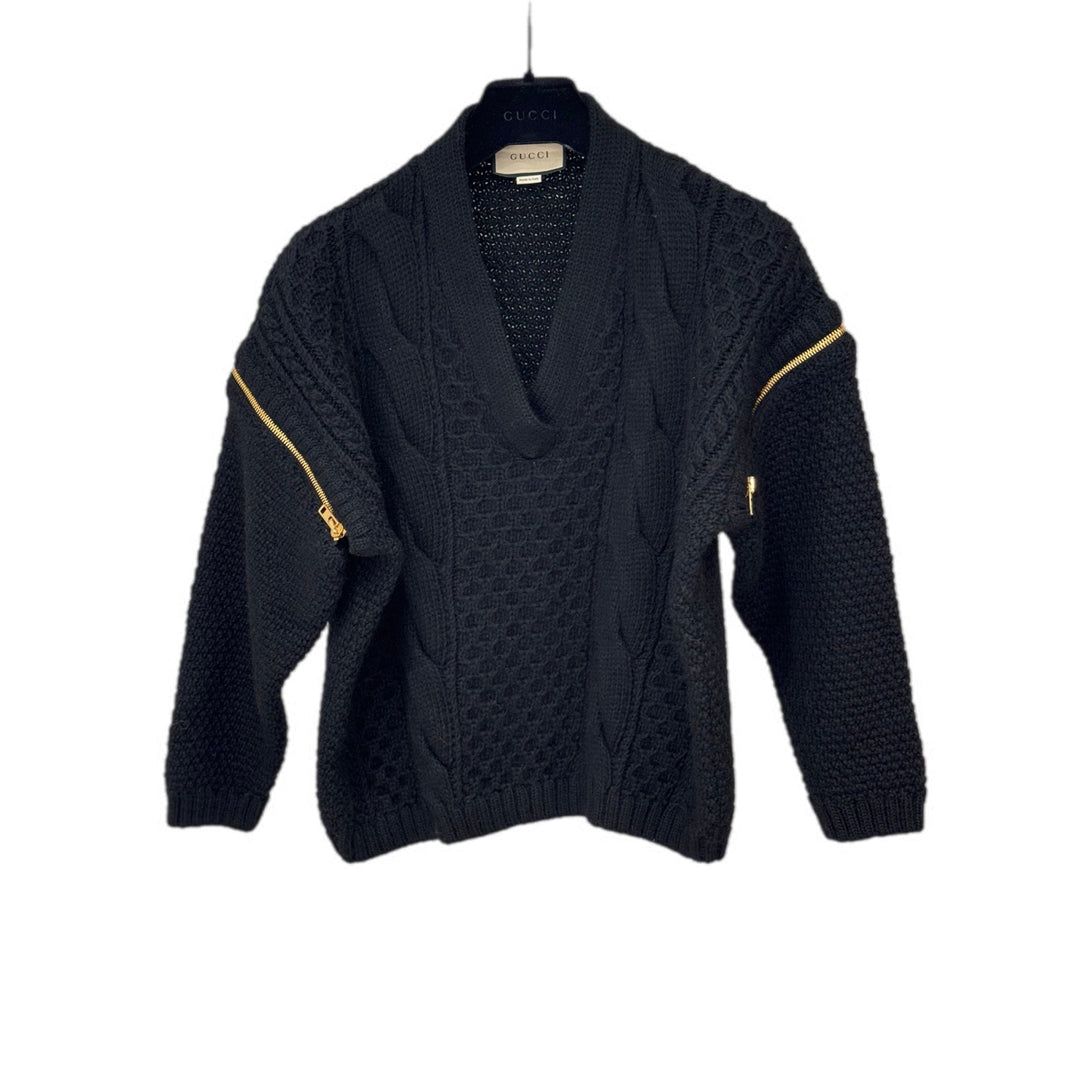 Gucci Black Wool Sweater Clothing M
