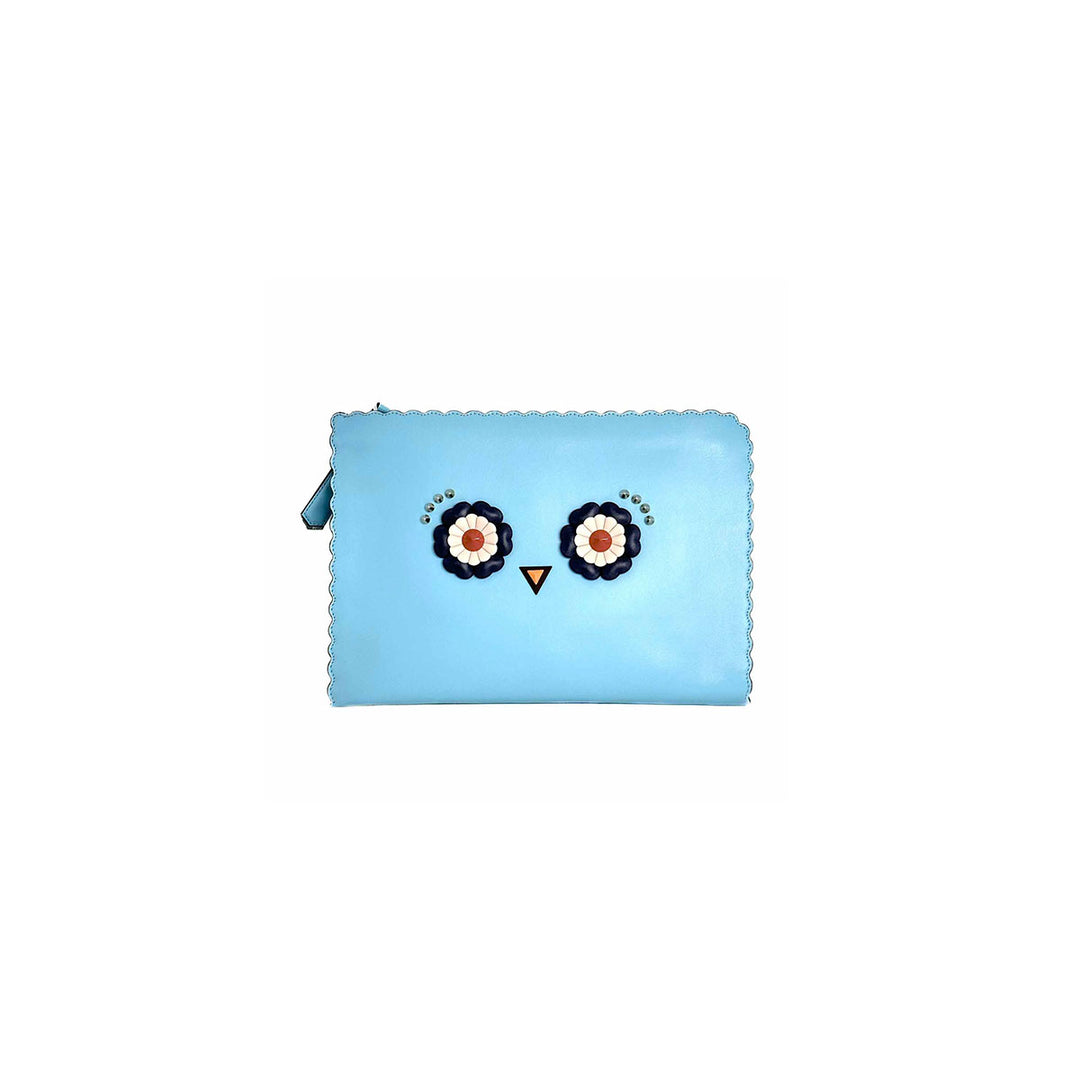 Fendi Vitello Century Flat Pouch