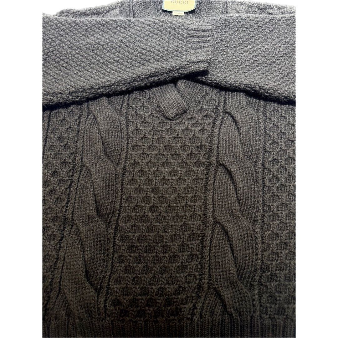 Gucci Black Wool Sweater Clothing M
