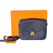 Louis Vuitton Pochette Métis Bag Blue Calfskin