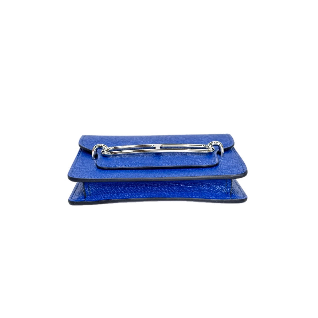 Hermes 71 Blue France Roulis Slim Mysore Bag