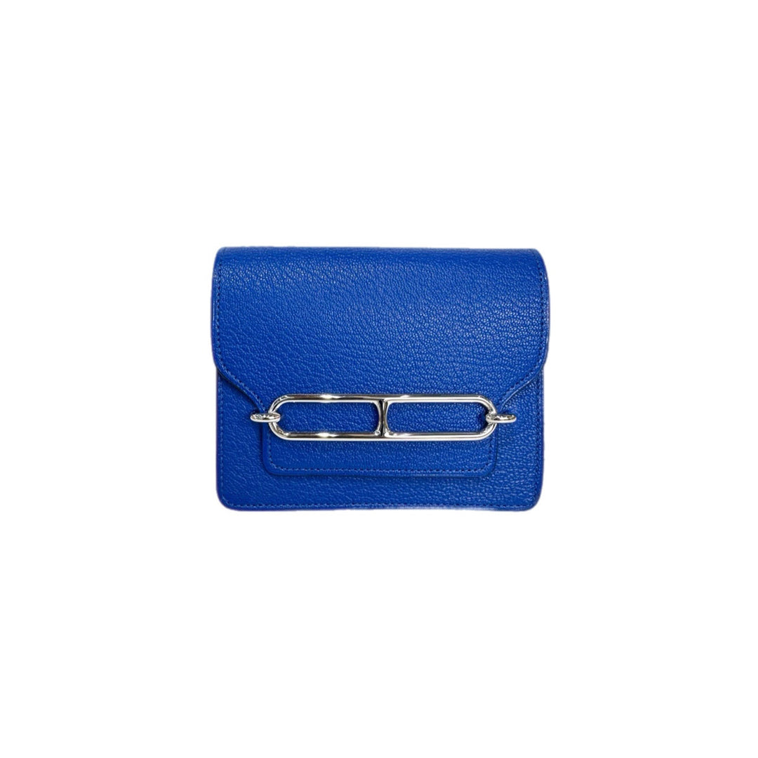 Hermes 71 Blue France Roulis Slim Mysore Bag