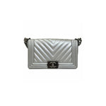 Chanel Medium Silver Leboy Bag - Jiaxyk