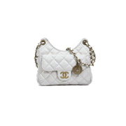 Chanel Small White Hobo Bag - Jiaxyk
