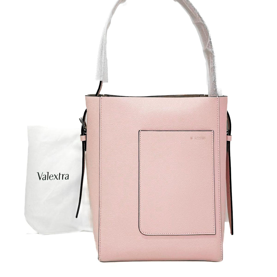 Valextra Pink Bucket Bag