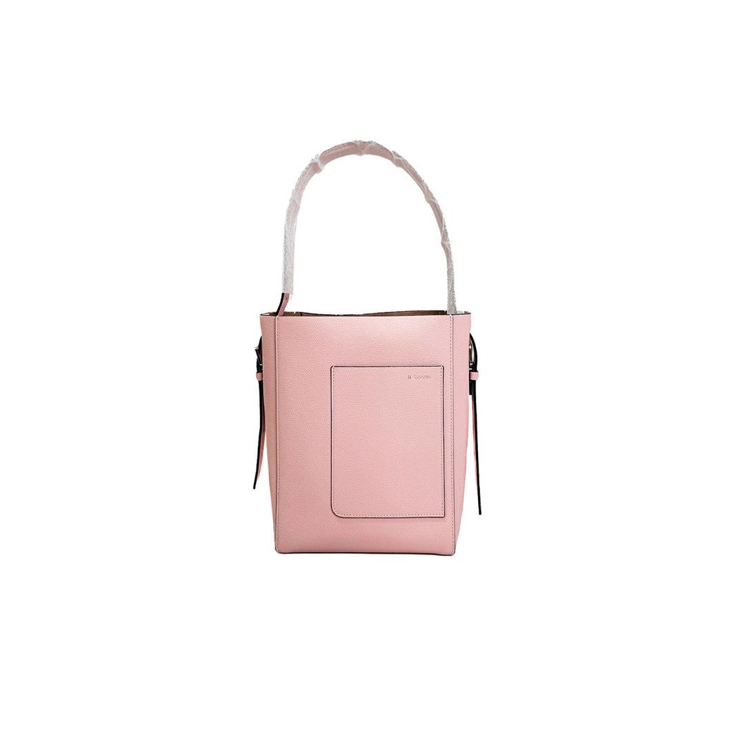 Valextra Pink Bucket Bag