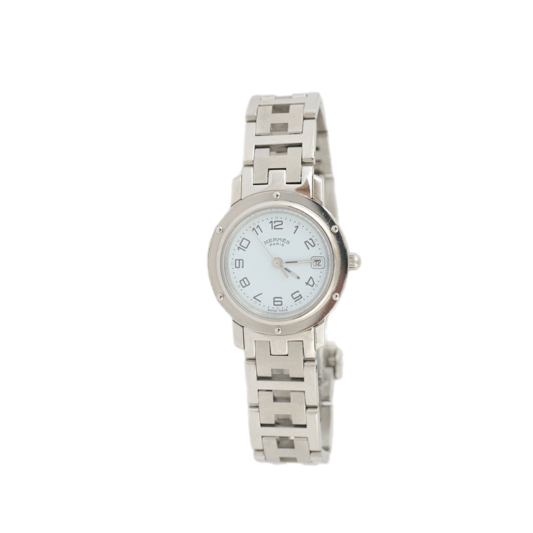 Hermes Clipper Steel Quartz Watch