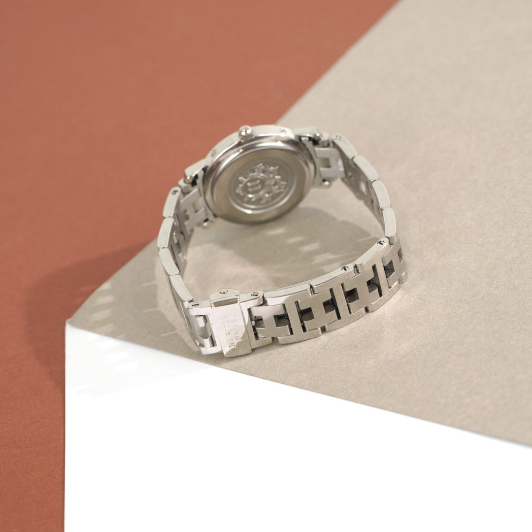 Hermes Clipper Steel Quartz Watch