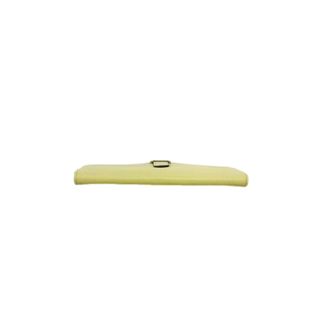 Hermes Long Bearn Wallet Yellow