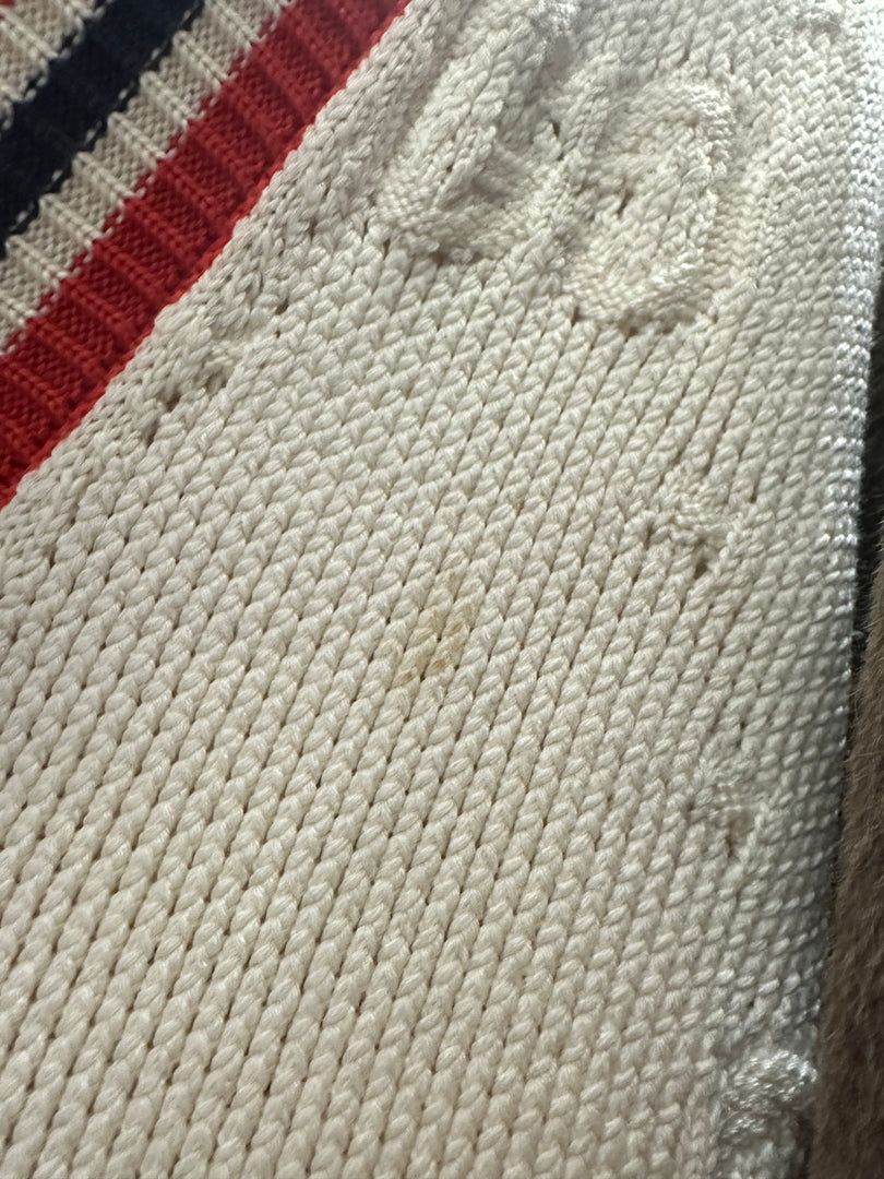 Gucci Knit Cardigan White Wool/Silk Roughly Size 38-40