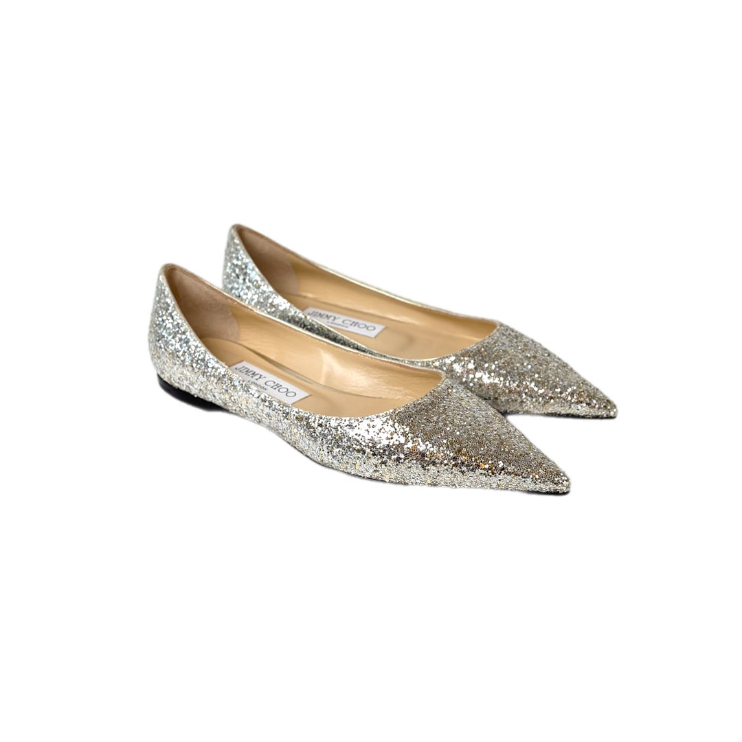 Jimmy Choo Leather Ballet Flats 36.5