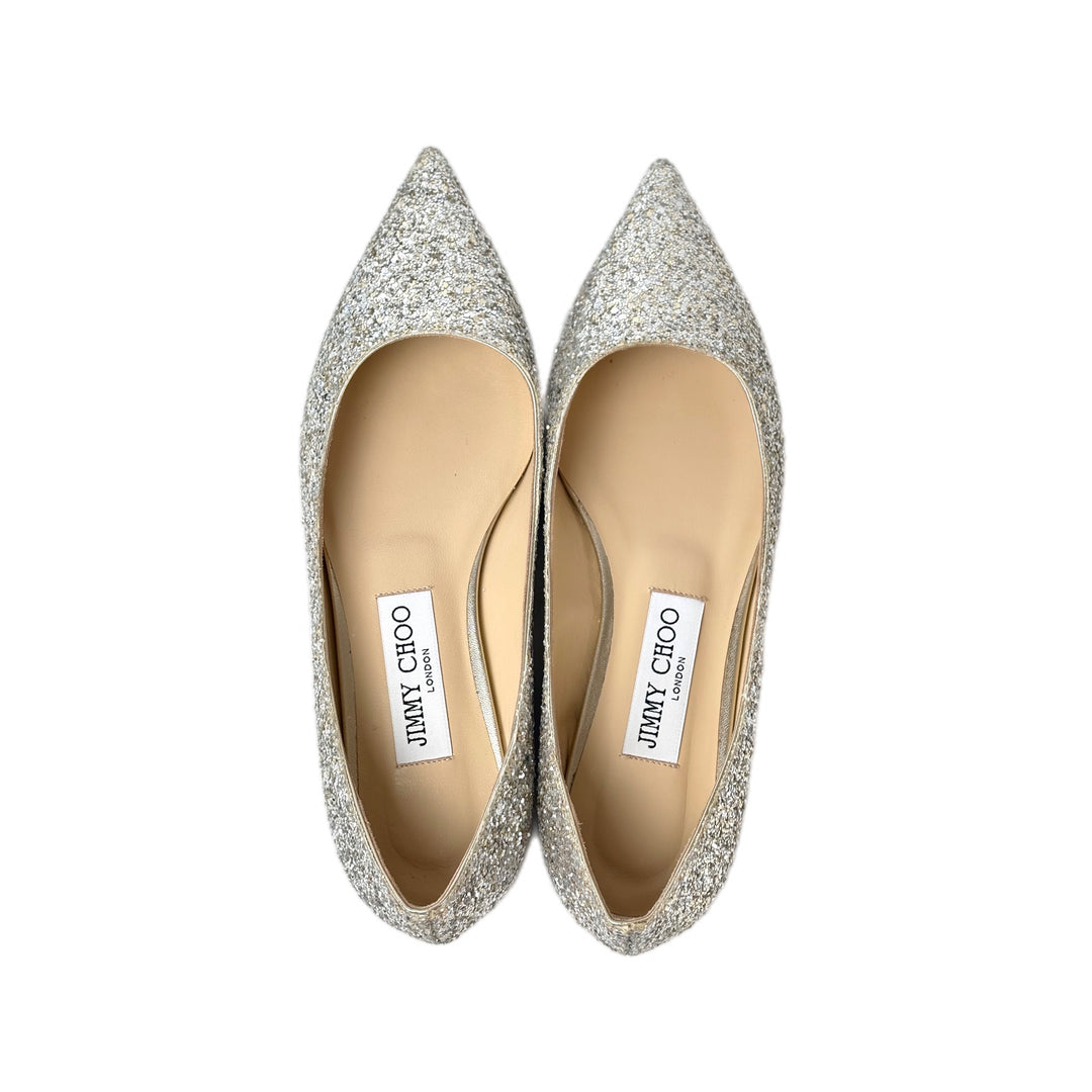 Jimmy Choo Leather Ballet Flats 36.5