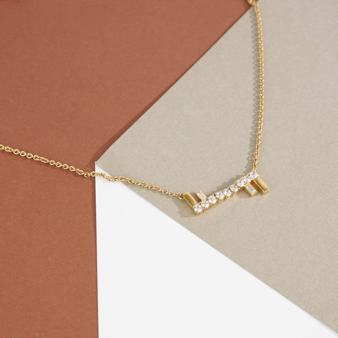 Fendi Vintage Gold FF Fashion Necklace