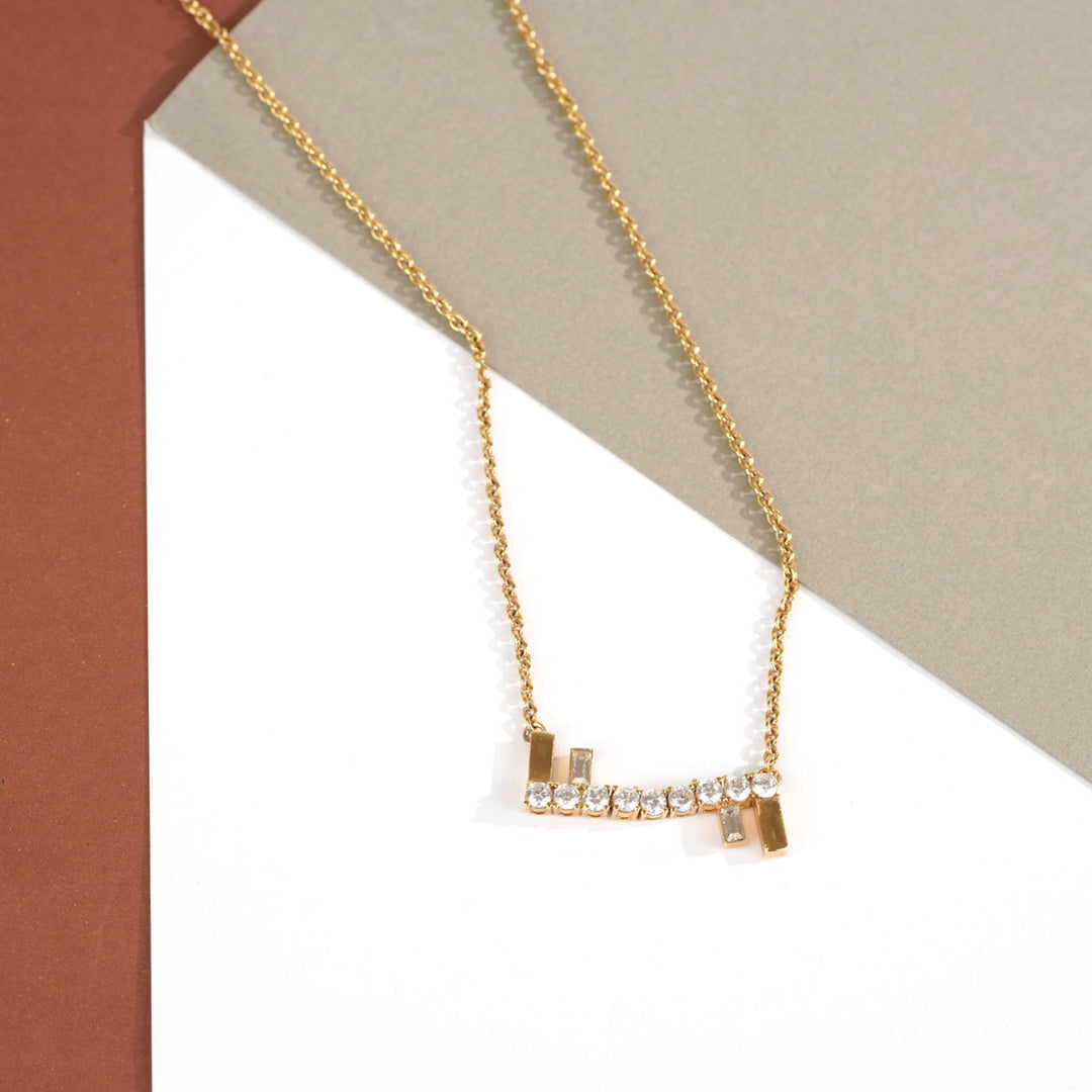 Fendi Vintage Gold FF Fashion Necklace