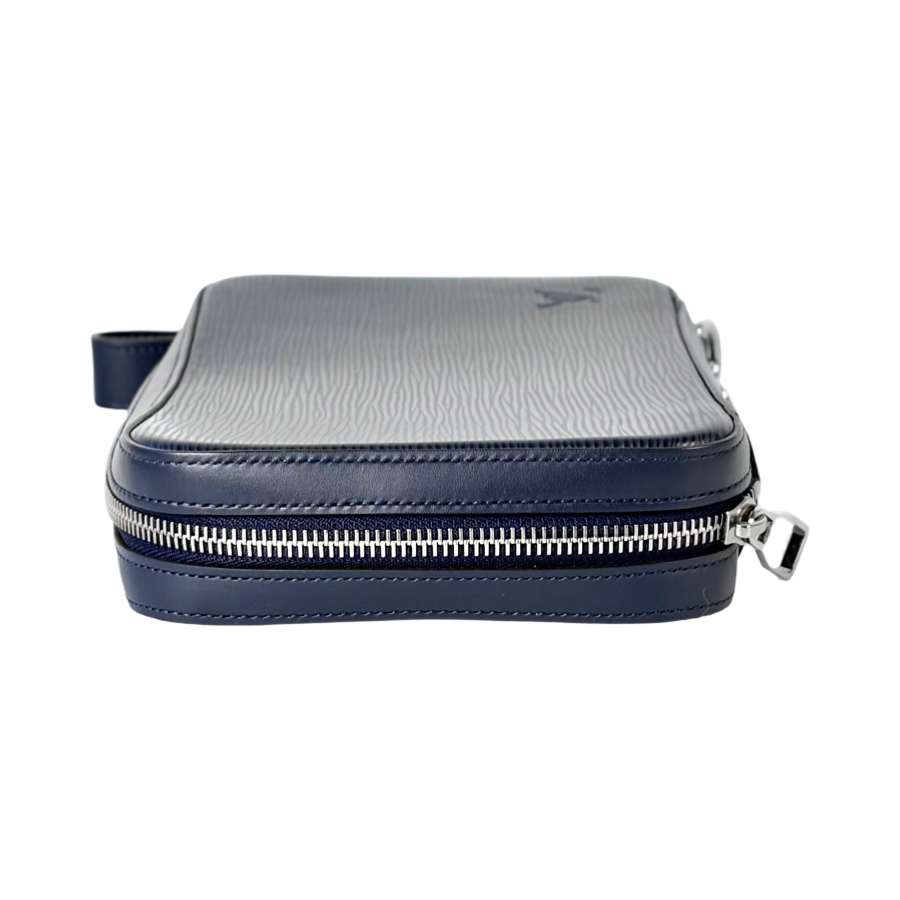 Louis Vuitton Men’s Clutch Bag Epi Leather Blue