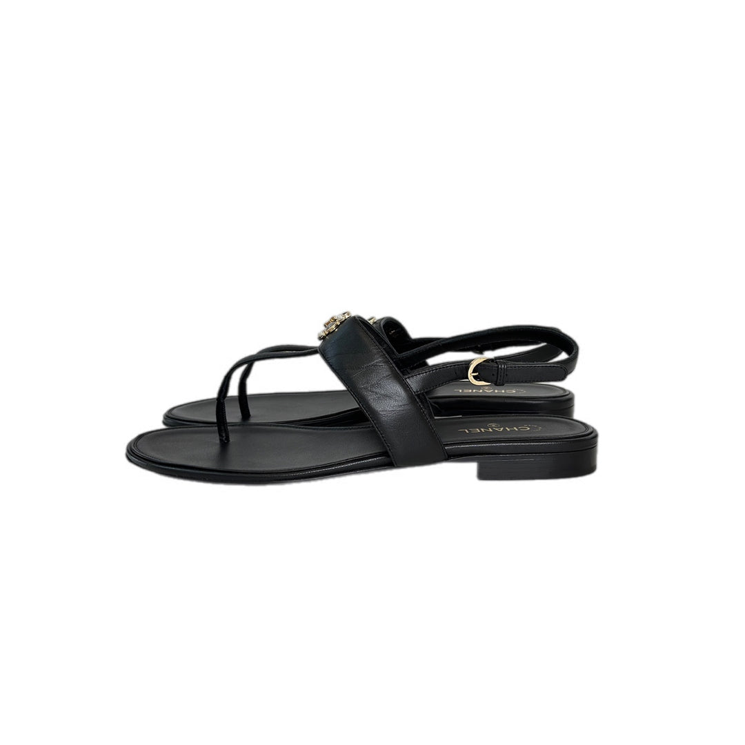 Chanel Sandle Black #40