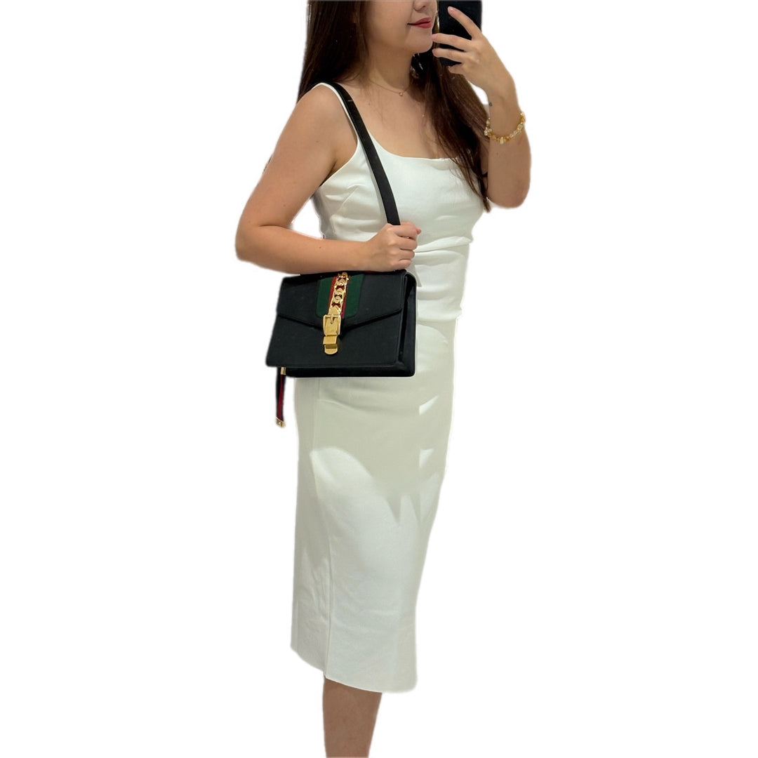 Gucci Sylvie  Small Black Bag