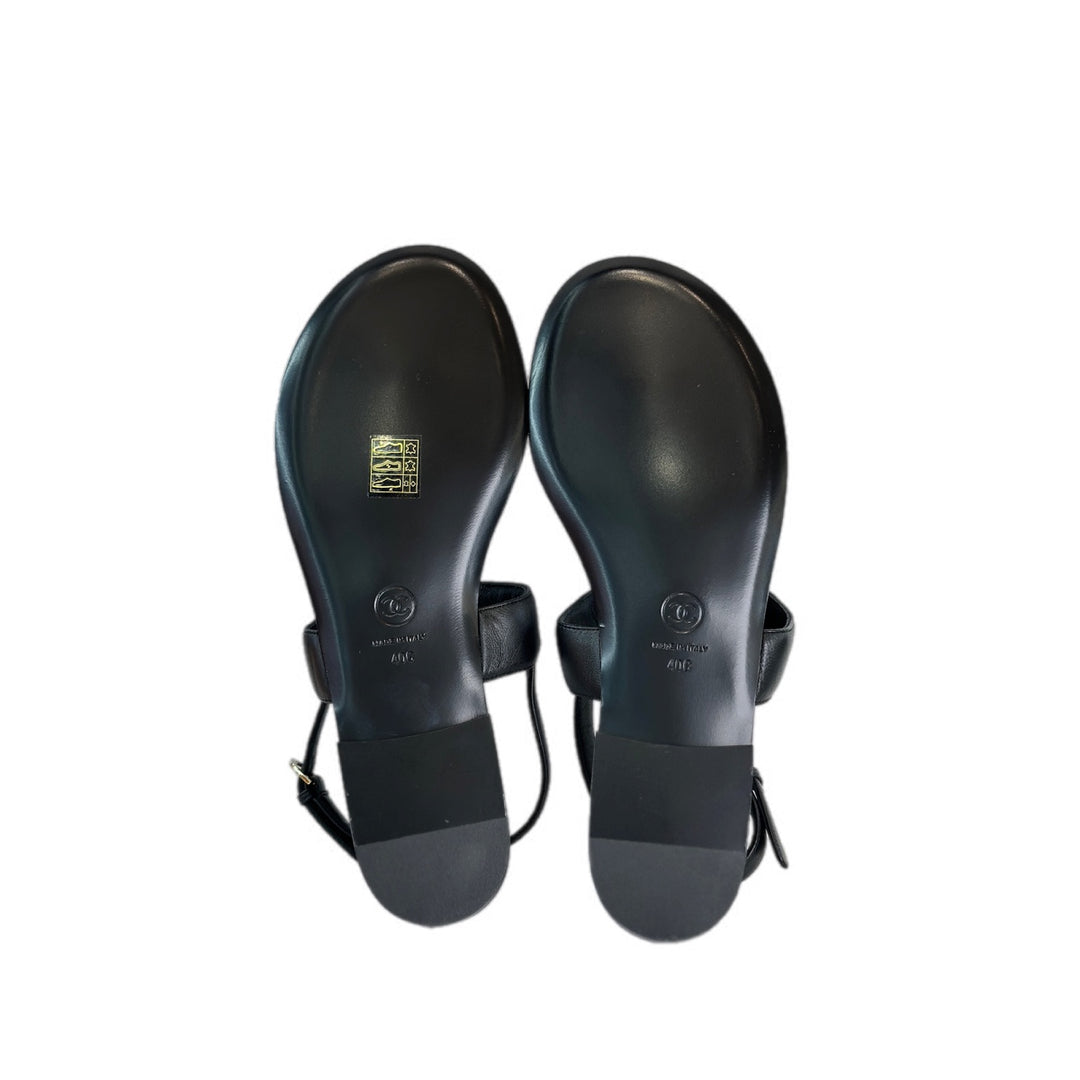 Chanel Sandle Black #40