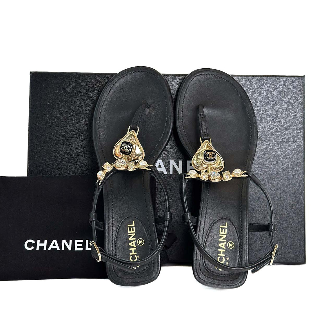 Chanel Sandle Black #40