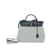 Hermes Herbag  Zip 31 Black/White