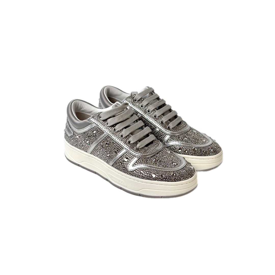 Jimmy Choo Hawaii Crystal Embellished 35