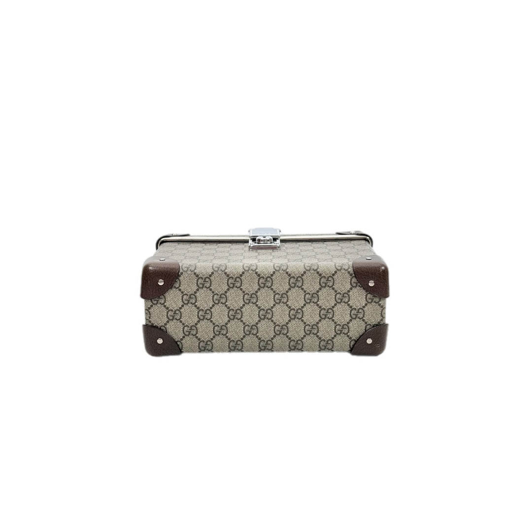 Gucci Bamboo Trotter GG Beauty Case Bag