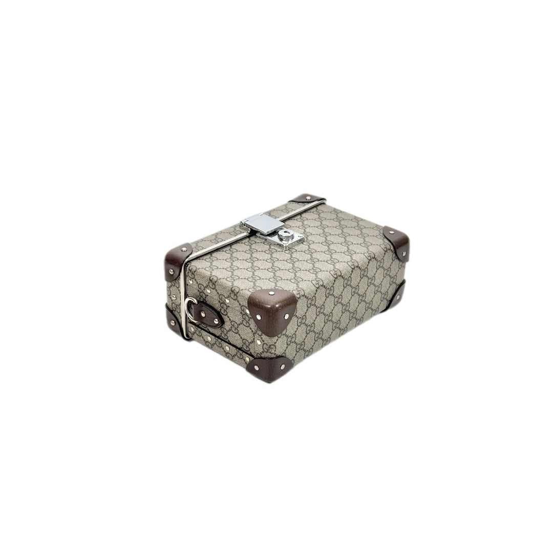 Gucci Bamboo Trotter GG Beauty Case Bag
