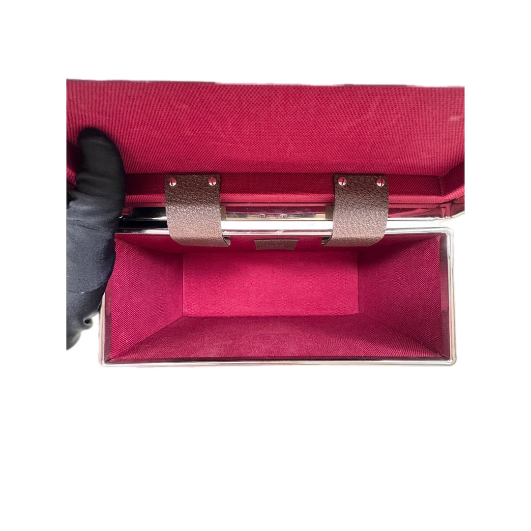 Gucci Bamboo Trotter GG Beauty Case Bag