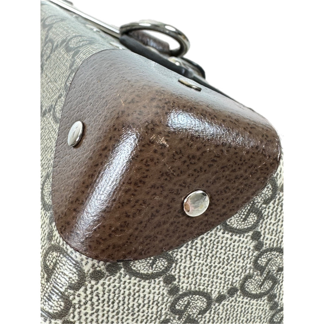 Gucci Bamboo Trotter GG Beauty Case Bag