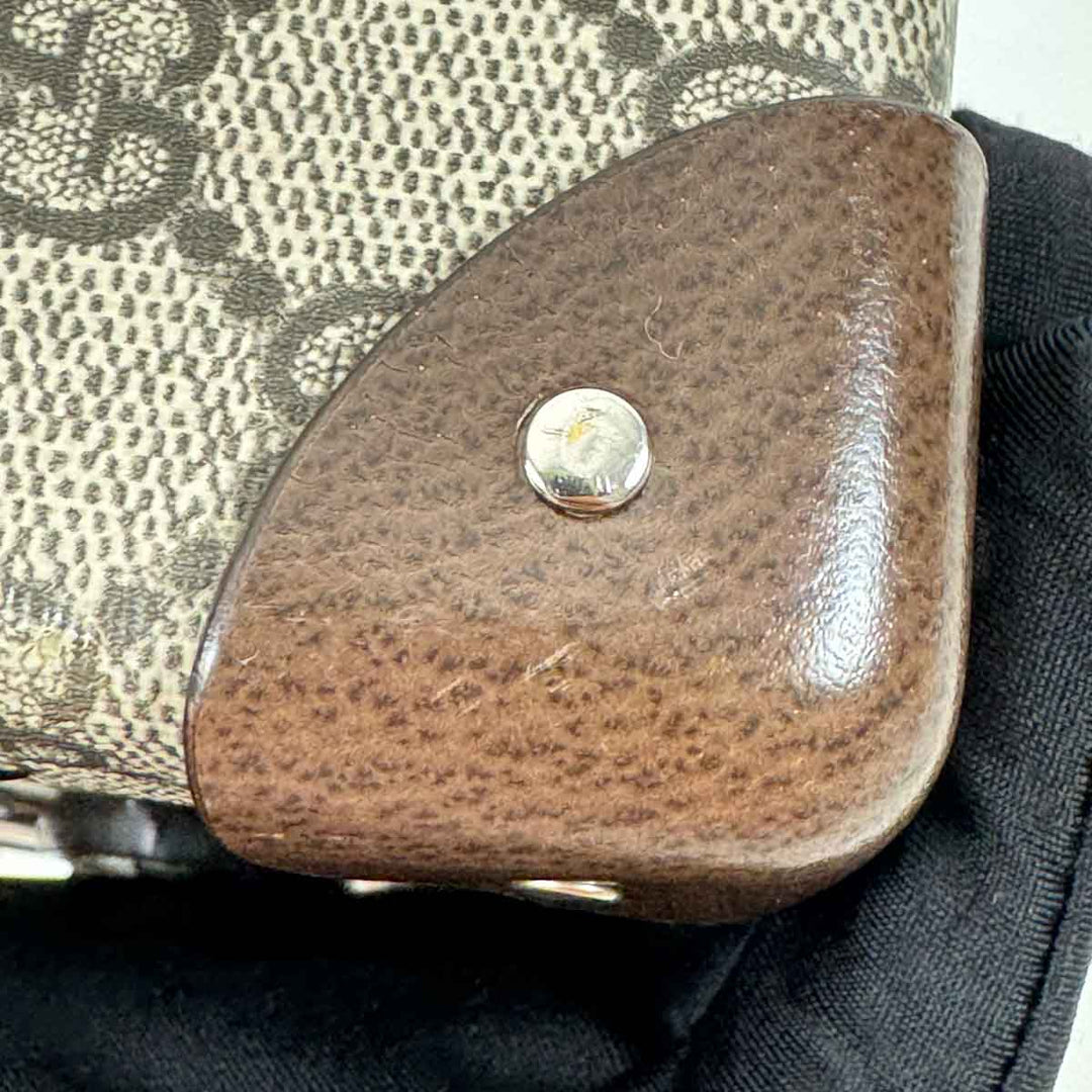 Gucci Bamboo Trotter GG Beauty Case Bag
