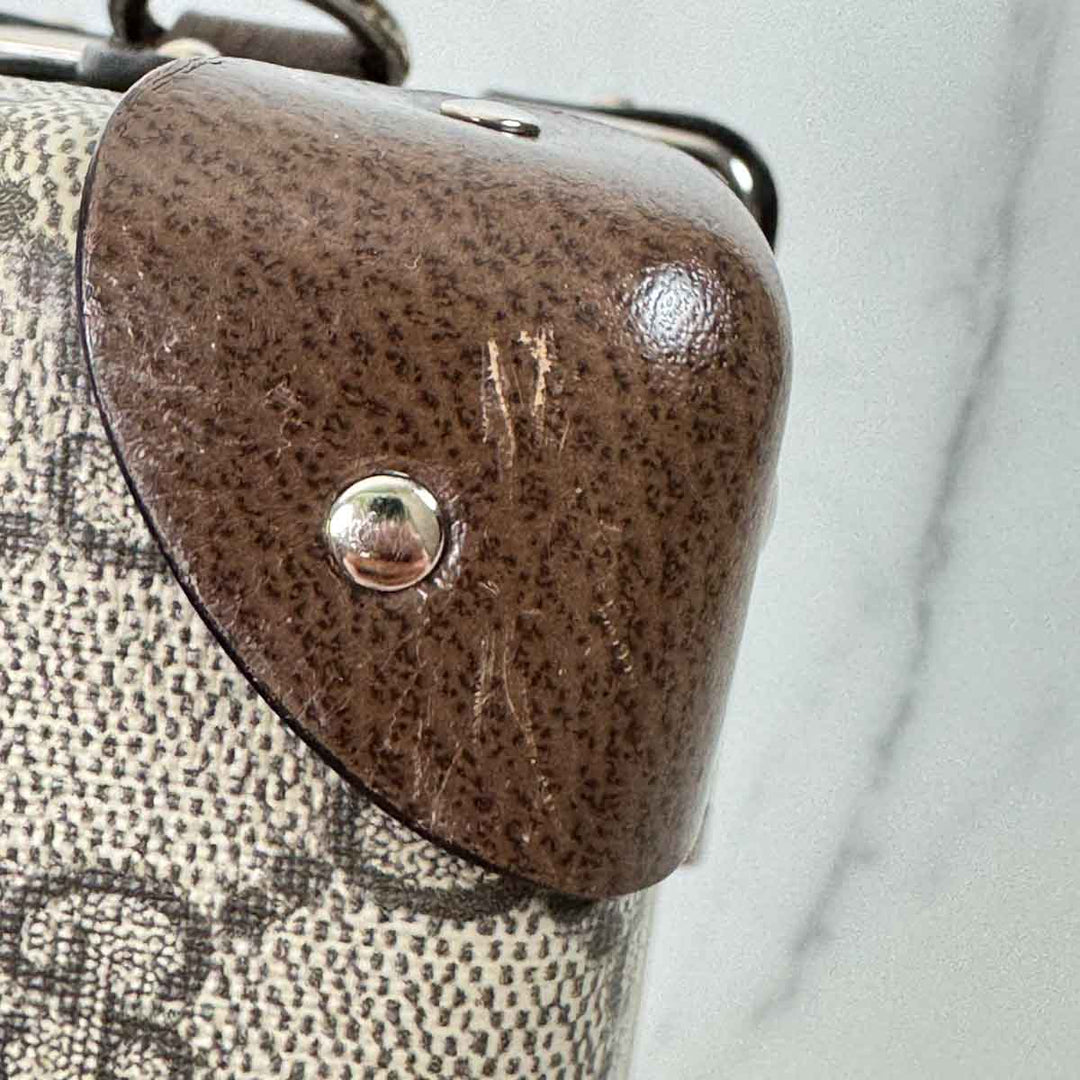 Gucci Bamboo Trotter GG Beauty Case Bag