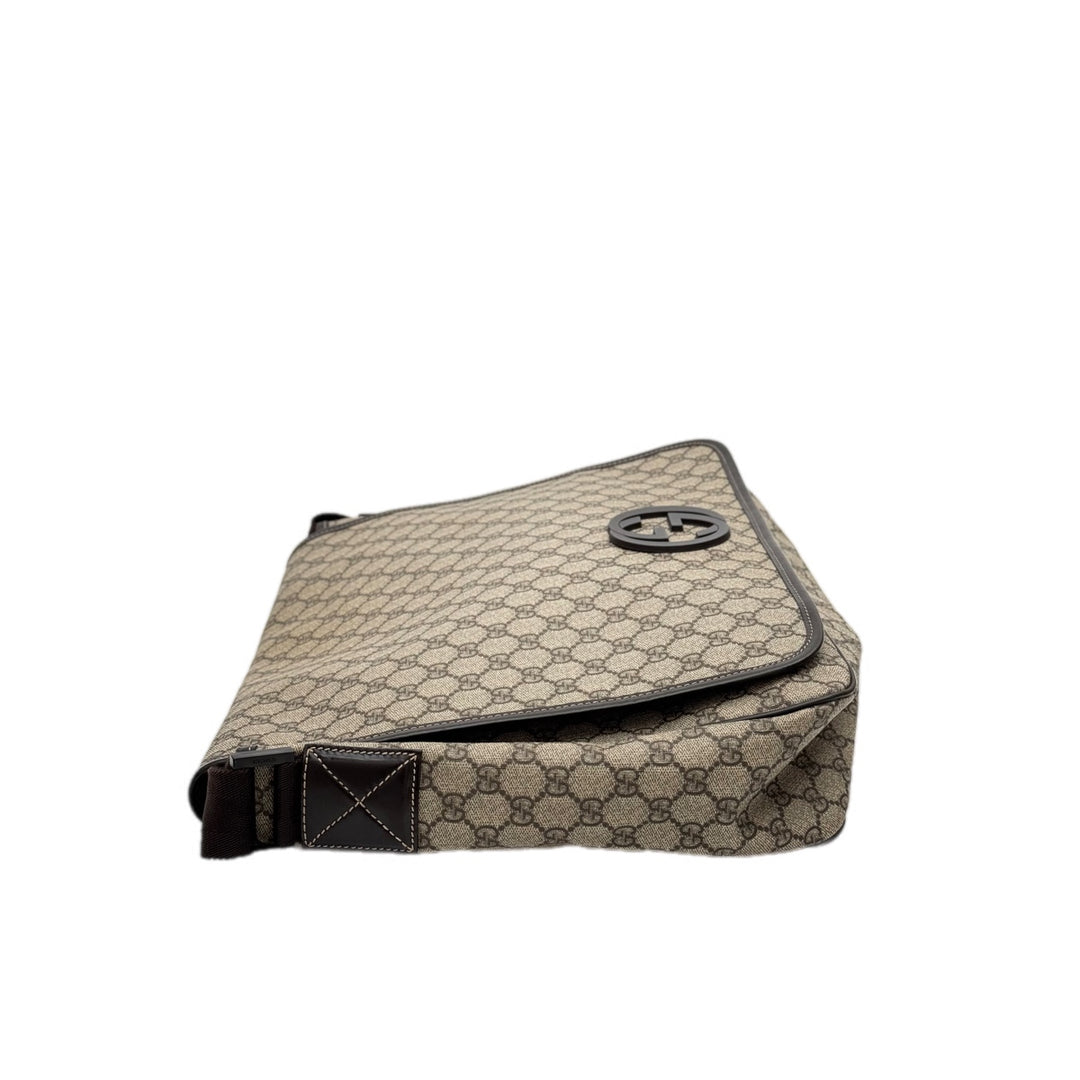Gucci Men’s Bag GG Supreme Canvas Crossbody Messenger Bag