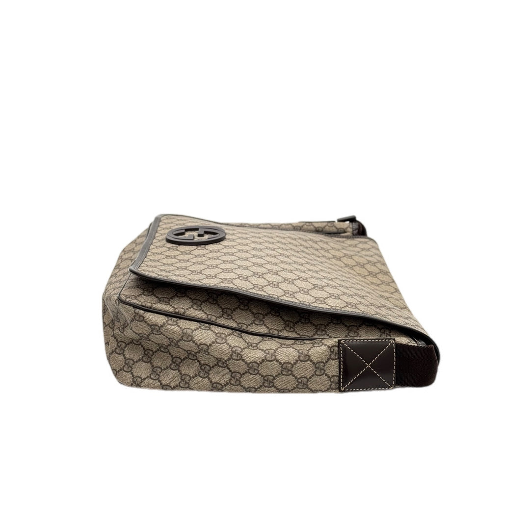 Gucci Men’s Bag GG Supreme Canvas Crossbody Messenger Bag