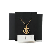 Chanel Anchor Gold Plated Necklace