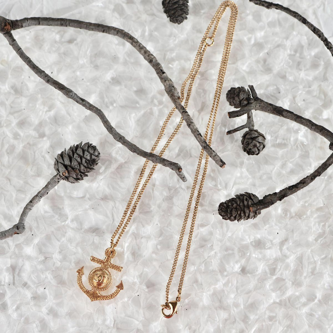 Chanel Anchor Gold Plated Necklace