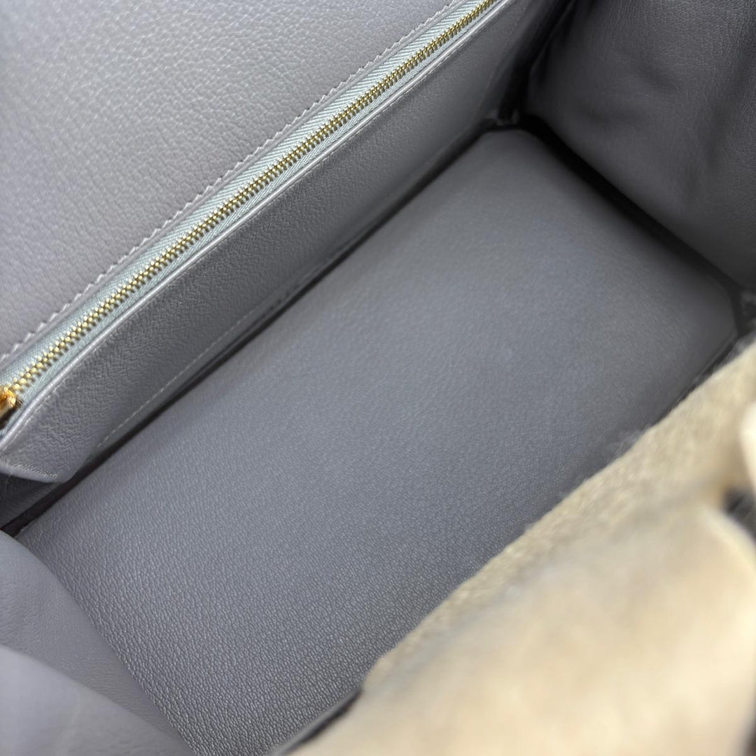 Hermes Birkin 30cm Gris Meyer Togo Bag