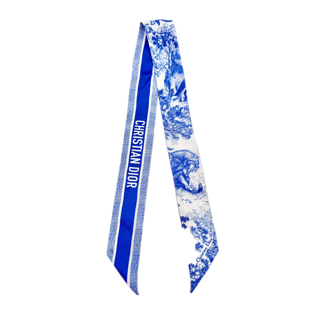 Dior Mitzah Toile De Jouy Blue Twilly