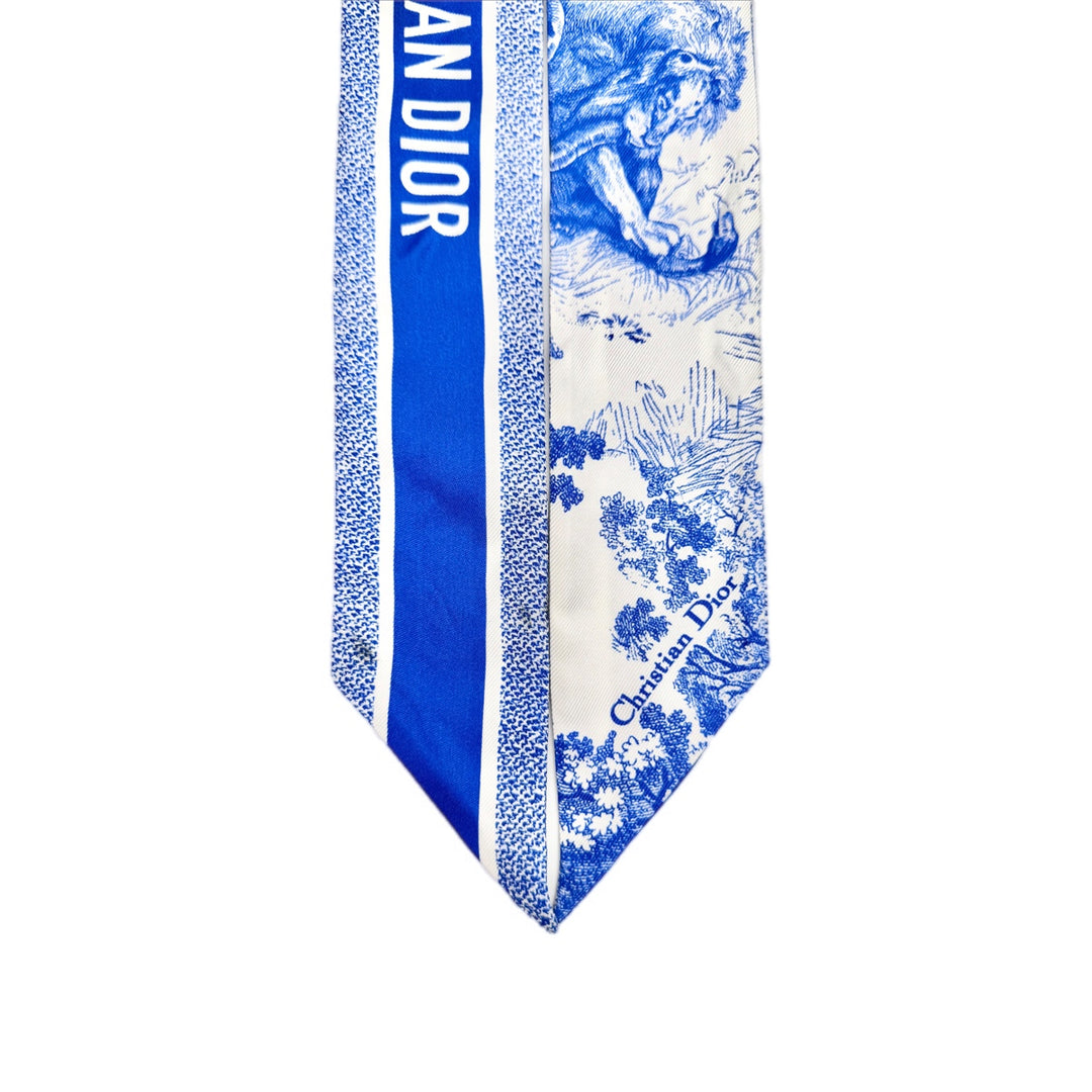 Dior Mitzah Toile De Jouy Blue Twilly