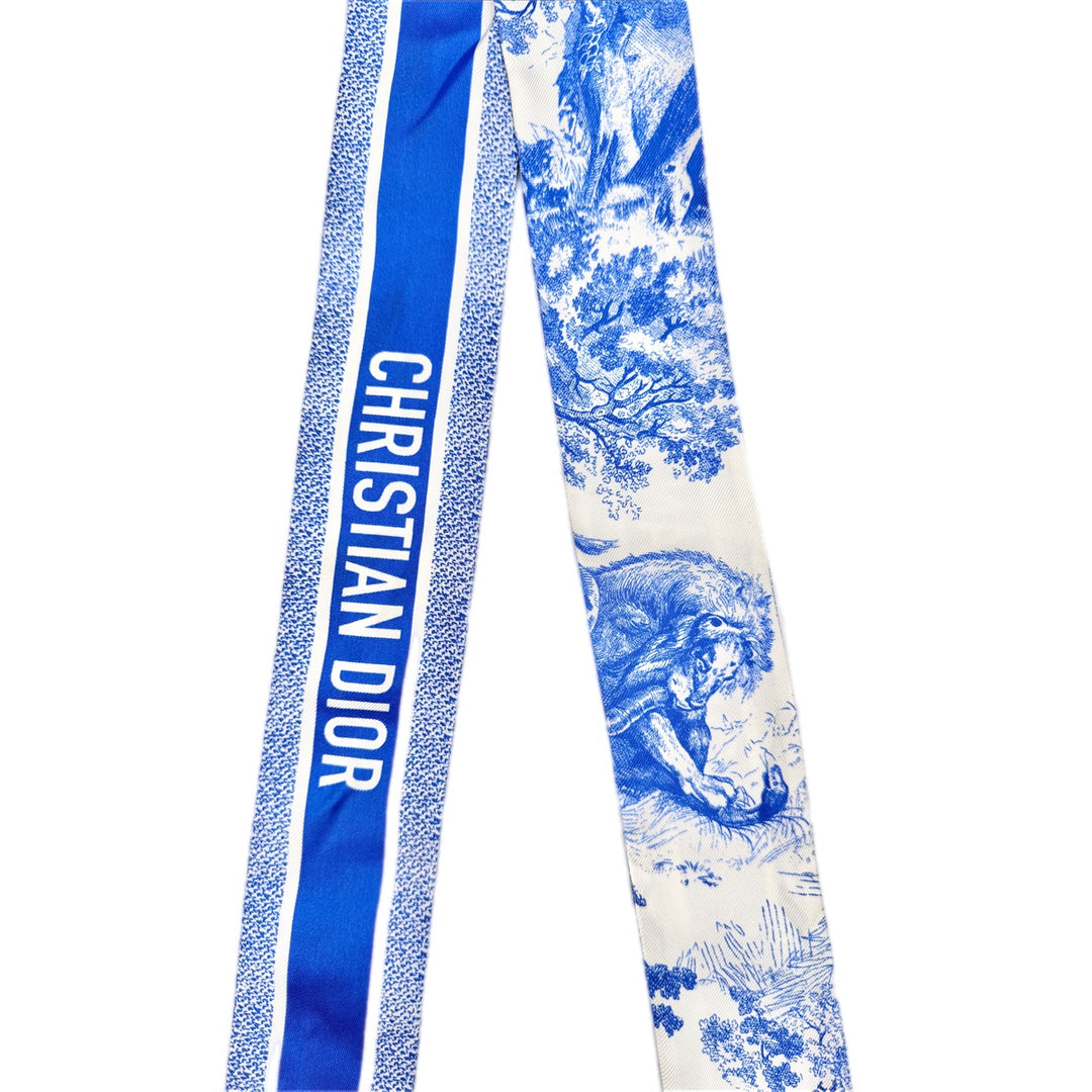 Dior Mitzah Toile De Jouy Blue Twilly