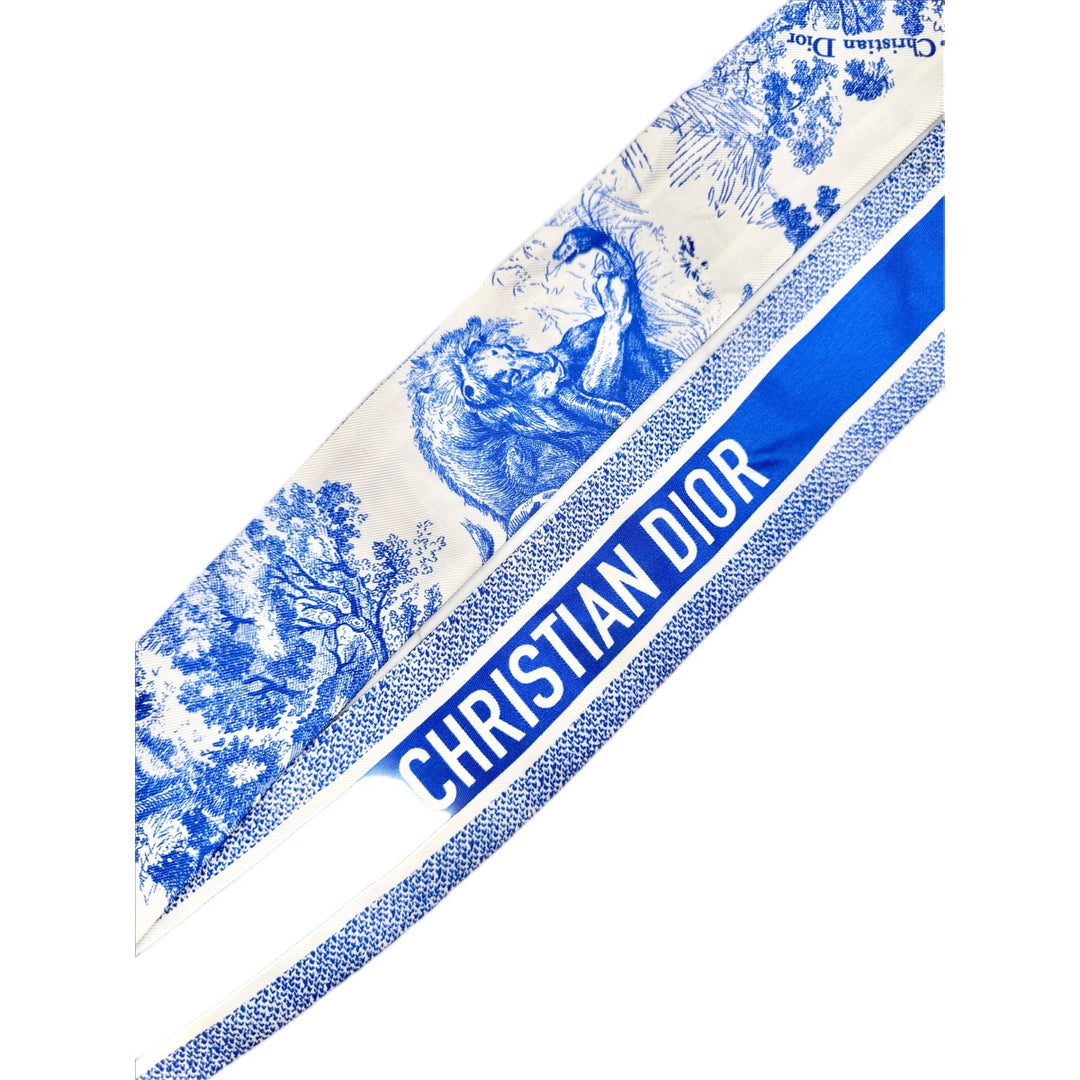 Dior Mitzah Toile De Jouy Blue Twilly