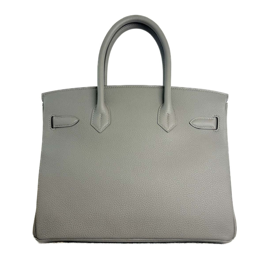 Hermes Birkin 30cm Gris Meyer Togo Bag