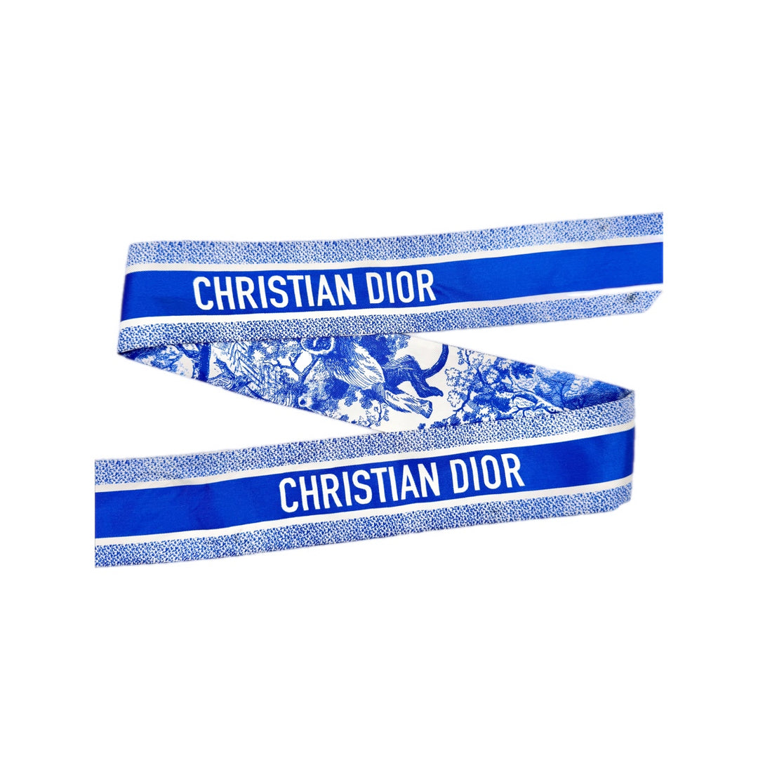 Dior Mitzah Toile De Jouy Blue Twilly